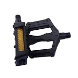 VOSAREA 1Paar Fahrradpedale Strapazierfähigem Kunststoff Flachpedale für Mountainbikes Rennräder und Stadtfahrräder Rutschfestes Design für Optimale