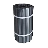 manhegari Landschaftsumrandung – Rasenkante | flexibler Metallzaun, gewellt, 10 m, für Kies, Terrasse, Außenbereich, Pool, Spielplatz, Parterre und Allee