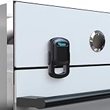 Backofen Kindersicherung [1 Stück] Ofen Kindersicherung & Kindersicherung Herd, hitzebeständige Backofentür Sicherung zum Kleben – Backofen Sicherung Baby, Herdschutz Kinder, rückstandslos entfernen