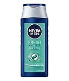 NIVEA MEN Fresh Anti Fett Shampoo, Männer Shampoo mit Salbei für die tägliche Anwendung, pH-optimiertes Shampoo gegen fettige Haare und für eine frische Kopfhaut (250 ml)