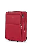 OCHNIK Großer Koffer | Softcase | Material: Nylon | Farbe: Rot | Größe: L | Maße: 74×46,5×31,5 cm | Fassungsvermögen: 108l | Hohe Qualität