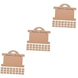 Lurrose 3 Sätze Schmuck Displaykarte Armband Displaykarte 10# 50 Stück Schmuck Displaykarton Halsketten Displaykarten Etikett Zeigt Armbänder Schmuckkarten Kleine 50 Stück * 3