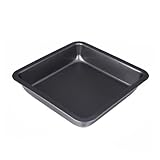 Ipetboom Quadratisches Antihaftbeschichtetes Backblech aus Rostfreiem Lebensmittelechtem Material Robustes Backgeschirr für Pizza Kuchen und Grillgerichte Spülmaschinenfest Langlebig