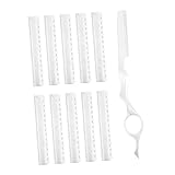 VICASKY 1 Set Dünne Messer Rasierklingen Männer Rasierer Barber Kit Haarschnitt Werkzeuge Haar Schichtung Werkzeug Silber Edelstahl