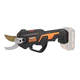 Worx NITRO WG330E.9 Akku Astschere 20V - Müheloses Schneiden dank elektrischen Antrieb, Bürstenloser Motor, ohne Akku und Ladegerät, Schwarz/Orange