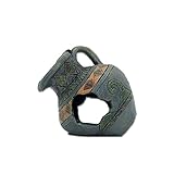 Hapihom Aquarium-Dekoration, Kunstharz, Ton, Topf, Ornament, Versteck, Höhlen, geräumiges Versteck für Aquarien, dekoratives Zubehör