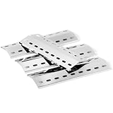 GIRXZYBX 41 x 14cm Flavorizer Bars Brennerabdeckung Heizplatte für Tepro Richfield, Allgrill Modell CBD-410BYB, Napoleons Rogue 2, Mayer Barbecue, Coobinox, Buffalo Grill, Edelstahl Flammenverteiler