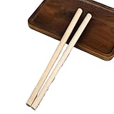 Holzstäbchen Zum Basteln 3/4/6/8/10/12/14mm runder Holzstab 300mm lang DIY Holz handgefertigt Durchmesser Dübel Gebäude Modell Holzbearbeitung(Diameter 12mm-2pcs)