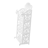 Sosoport Mini-puppenschuhregal Küchenschränke Für Puppenstuben Mini Möbel Miniatur-bücherregal Puppenhaus Bücherregal Puppenschrank Mini Doll House Accessoires Plastik Weiß