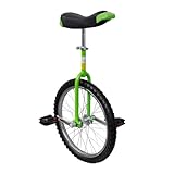 vidaXL Einrad Unicycle Fahrrad höhenverstellbar grün 20 Zoll