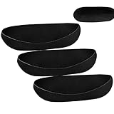 Stoff-Pflanzgefäßeinlage – 3 Stück Stoff-Pflanzgefäß für Blumenkasten, Hängekorbeinlagen, Garten-Pflanzgefäß, Filz-Pflanztrog, schwarzer Blumentopfeinlagen, Ersatz für Wandmontage