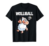 Wolliball I Lustiges Schaf Wortspiel Lustiges Volleyball T-Shirt