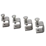M6-Gewinde-C-Klemmen mit I-Träger-Design for hohe Festigkeit und Stabilität – geeignet for Metall- und Holzbearbeitung(4Pcs)