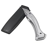 WITTKOWARE Profi-Cuttermesser aus Aluminium mit Kunststoffköcher für Gürtel, magnetischer Klingenhalter, ideal für Dachdecker, Zimmerer, Spengler, Teppich- oder Bodenleger