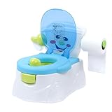 KEESUNG Kindertoilette, Kinder-Töpfchen Baby Urinal Training Toilette Babytopf WC Kindertoilette Topfstuhl Toilettentraining für Kleinkinder von 6 Monaten bis 5 Jahre (Blau)