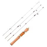 YGLONG Angelrute Angelrute Superweiche und ultraleichte 1,4 m Lange tragbare Reise-Fiberglas-Forellenrute mit Vier Abschnitten(Spinning 140cm)