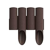 Cellfast Standard Gartenpalisade Rasenkante Palisade Beetumrandung (2,3m, Graphit)