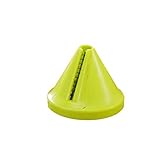 Gemüseschneider, Multifunktionaler Gemüse-Trichterschneider – Spiralschneider und Schäler aus ABS-Edelstahl, Küchenhelfer, Grün