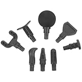 LIFKICH Massagekopf Ersatzset 8 Stück aus Silikon und Abs Kompakte Faszienmassageköpfe für Muskelentspannung Leichtes Zubehör für Wellness und Regeneration