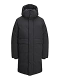 JACK&JONES Herren JPRCCBOLTON Long Puffer Puffermantel, Black, M