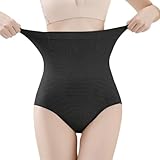 BKEPDY Shapewear Damen Bauchweg Unterhose Miederhose Bauch Weg Tanga Unterwäsche Miederslip Figurformende Hoher Taille Shaping Unterbauch Kontrolle Body Shaper für Frauen