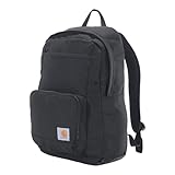 Carhartt 23L Einfach-Rucksack, robuster Rucksack mit Laptophülle und Duravax abriebfestem Boden, schwarz, Einheitsgröße, B00027500199