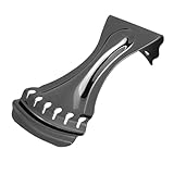 Gitarren-Tailpiece, Profession Elles Gitarren Zubehör, Metall Resonator Ersatz mit Befestigungs Schraube für 6-saitige Resonator-Gitarren (BLACK)