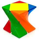 ROXENDA 3x3x3 Zauberwürfel Skewb Twist Stickerless Cube Twisty Würfel Smooth Turn Puzzle Spielzeug für Kinder