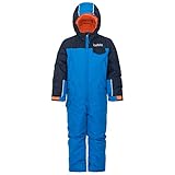 icefeld Schneeoverall/Skianzug blau in Größe 134/140
