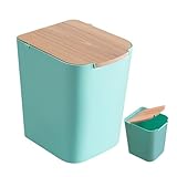 Mülleimer – Abfallbehälter | Abfallbehälter | Swing Dust Bid Household Verwendung | Küchenmülleimer | Müllbehälter mit großem Fassungsvermögen für Papiermüll