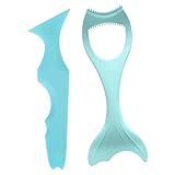 Vaguelly 2 Stück Silikon Eyeliner Schablonen Set Teilig Make Up Hilfsmittel mit Glatter Oberfläche Wiederverwendbar Schützt Wimpern und Lidschatten Einfach zu Reinigen Geeignet für