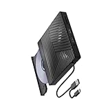 Tragbares externes Disc-Leser-Laufwerk USB 3.0 Typ C für Laptop, Desktop, PC, breite Kompatibilität, Disk-Writer, externes Laufwerk für Laptop