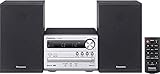 Panasonic SC-PM250EG-S Micro- mit HiFi-System (Bluetooth, CD, UKW , 20 Watt RMS) silber