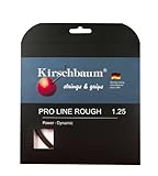 Kirschbaum Unisex – Erwachsene K1PLR125 Tennis-Saite, schwarz, 1,25 mm