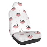 Autositzbezug für Vordersitz, modischer Regenschirm, Katze, Autozubehör, Innenausstattung mit voller Rundumelastizität für Autositzbezüge, Schutz für LKW, Autos, SUV, 1 Stück
