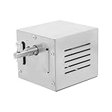 Owneed Edelstahl Grillmotor für Drehspieß, 25W Delstahl BBQ Grill Zubehör, 360° Drehbarer Winkel Drehspieß Grill Motor für Fleisch, Gemüße und Vegane Alterantiven