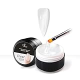 Versiegelungsgel für Gelnägel, Aufbaugel für Gelnägel, Solid Farbgel und Poly Gel für Gelnägel, 15ml UV Gel nägel zur Nagelverlängerung und Modellage, für Nägel Selber Machen Nagel Builder