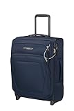Samsonite Spark SNG Eco - Handgepäck Koffer, 2-Rollen Upright Weichgepäck 55 x 40 x 20/23 cm, Airline-konform Ryanair & EasyJet, Erweiterbar, 48.5/57 L - Blau (Midnight Blue)