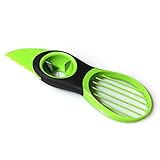 Cuisinly® - Avocado Schneider - Avocado Tool - Küchenhelfer - Avocadoschäler - Avocado - Gemüseschneider - Avocadomesser - Avocadoslicer - Küchen Gadgets Grün