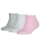 PUMA Unisex Kinder Puma Kids' Quarter (3 Pack) Socks, Rose Water, 31-34 EU