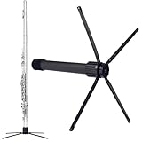 Tragbarer Notenständer - Metallbasis 4-Beinig Faltbar Halter,Klappbarer Posaunenständer | Für Reisen Zuhause Türbereich Halloween Feiertag Geburtstagsfeier Familie