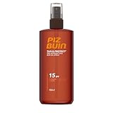 Piz Buin Tan & Protect Tan Intensifying Sun Oil Spray, Bräunungsintensivierendes Öl Spray, Wasserfest, Sonnenschutz LSF 15, 150 ml