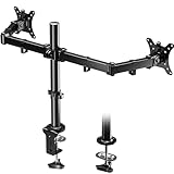 BONTEC Monitor Halterung 2 Monitore für 13-30 Zoll Bildschirm, Monitor Stand, Dual Arm Höhenverstellbar Drehungbar, Monitorhalterung Max 8Kg