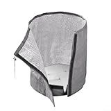 Frostschutzbeutel, Pflanzen-Isolationsabdeckung für Winterschutz, Frostschutz-Thermotasche für Topfbäume, Sträucher, junge Bäume, Hängekörbe, Garten (Grau-S)