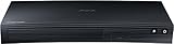 Samsung BD-J5500 3D Blu-ray Player (Curved Design, HDMI, USB) schwarz