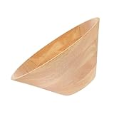 BESTYASH Holzschüssel Große Salatschüssel aus Akazienholz Hitzebeständig Kegelförmige Servierschüssel für Salat Reis und Snacks für Restaurants und Zuhause
