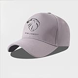 KHXLZY88 Hut für Peugeot, Bequeme Materialien und Exquisite Qualität Unisex Sommerhut Sonnenmütze,Grey