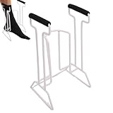 Kompressionssocken-Spender, einfacher Griff, hilft beim Anlegen von Socken, stabile Sockenhilfe – rostfreies, großes Socken-Werkzeug zum Anlegen von Socken für eingeschränkte Mobilität