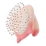 LABRIMP Entwirrungsbürste im Handtaschenformat für Nasses und Trockenes Haar Pinkes Design Jungen und Leicht und Langlebig