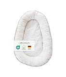 Cosmira® Babynest für Neugeborene – Babynestchen aus 100% Baumwolle, Oeko-TEX Zertifiziert – Sicher & geborgen schlafen – Waschbares, weiches & atmungsaktives Nestchen für Bett, Sofa & Reisen